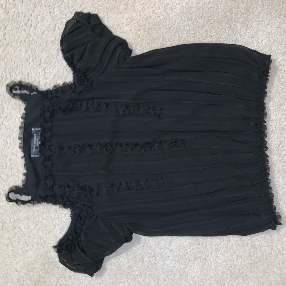 black off the should top